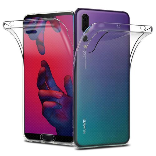 Microsonic Huawei P20 Pro Kılıf 6 tarafı tam full koruma 360 Clear Soft Şeffaf