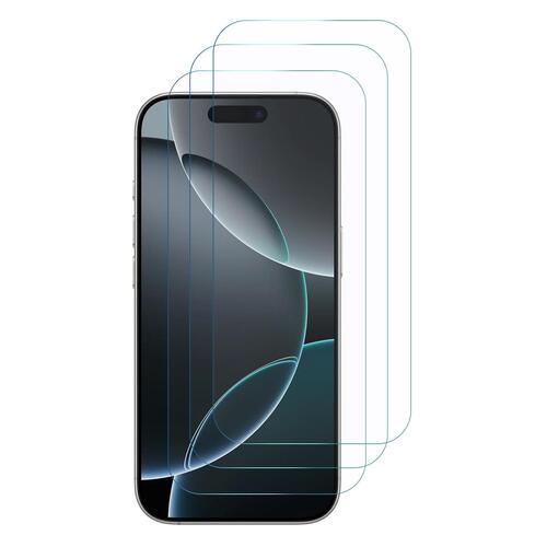 Microsonic Apple iPhone 17 Pro Screen Protector Nano Glass Cam Ekran Koruyucu (3`lü Paket)