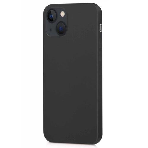 Microsonic Matte Silicone Apple iPhone 14 Plus Kılıf Siyah