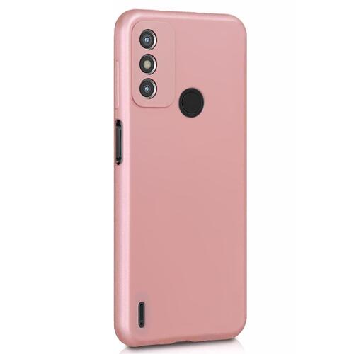 Microsonic Matte Silicone TECNO Spark 6 Go Kılıf Rose Gold