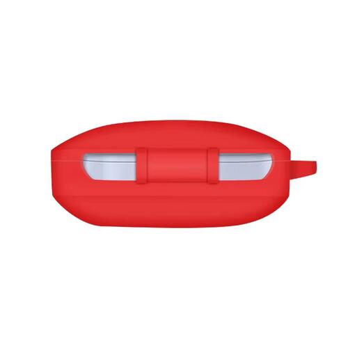 Microsonic Xiaomi Redmi Buds 5 Kılıf Askılı Mat Silikon Kırmızı