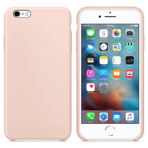 Microsonic Apple iPhone 6S Kılıf Liquid Lansman Silikon Kum Pembesi