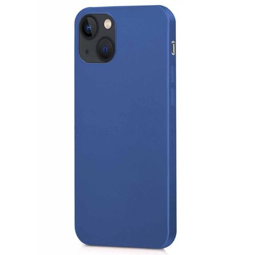 Microsonic Matte Silicone Apple iPhone 14 Plus Kılıf Lacivert