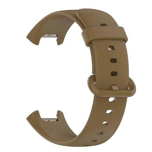 Microsonic Xiaomi Poco Watch Kordon, Silicone Sport Band Kahverengi