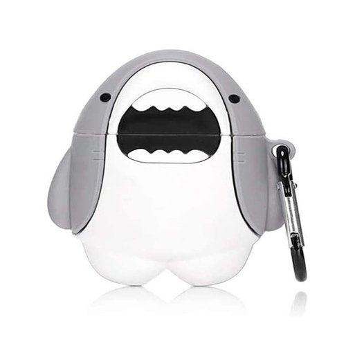 Microsonic AirPods Pro Kılıf Cartoon Figürlü Silikon Köpekbalığı