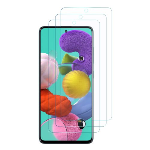 Microsonic Samsung Galaxy A51 Ekran Koruyucu Nano Cam (3'lü Paket)