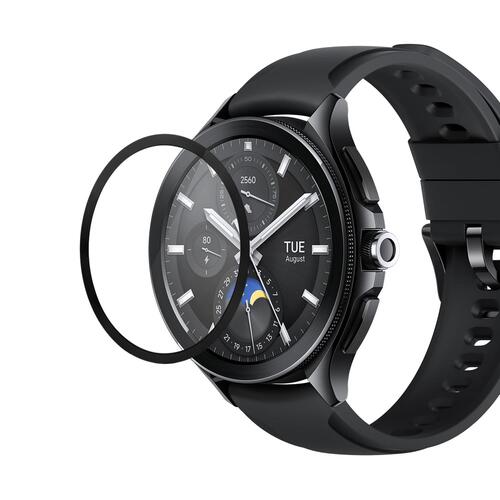 Microsonic Xiaomi Watch 2 Pro Tam Kaplayan Nano Cam Ekran Koruyucu Siyah