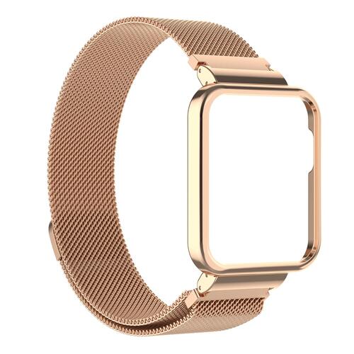 Microsonic Xiaomi Poco Watch Milanese Loop Kordon Rose Gold