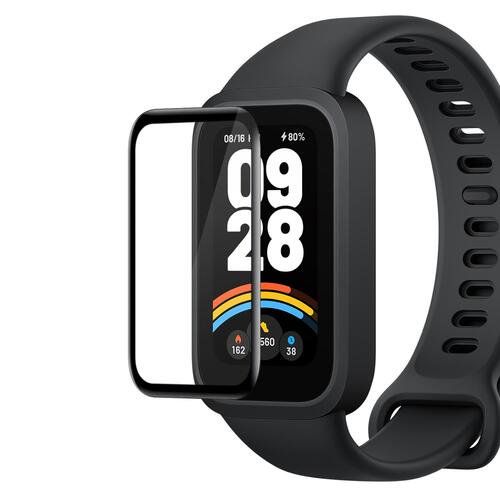 Microsonic Xiaomi Smart Band 9 Active Tam Kaplayan Nano Cam Ekran Koruyucu Siyah