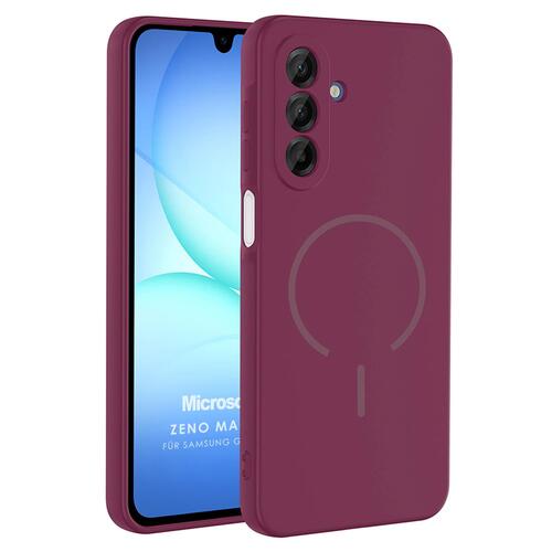Microsonic Samsung Galaxy A26 Kılıf Zeno MagSafe Mürdüm