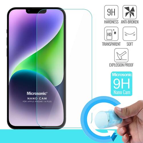 Microsonic Apple iPhone 14 Plus Nano Glass Cam Ekran Koruyucu