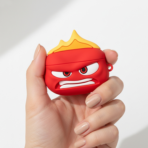 Microsonic AirPods Pro 3 Kılıf Cartoon Figürlü Silikon Crtn-Fgr-Dsny-Angr