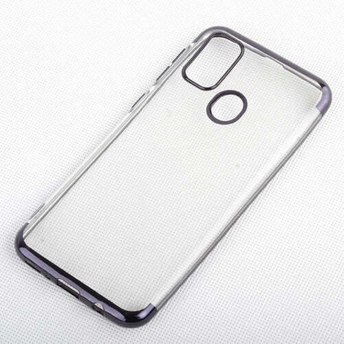 Microsonic Samsung Galaxy M31 Kılıf Skyfall Transparent Clear Siyah