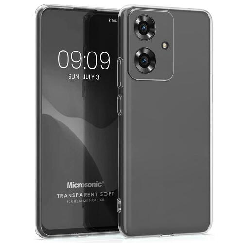 Microsonic Realme Note 60 Kılıf Transparent Soft Şeffaf