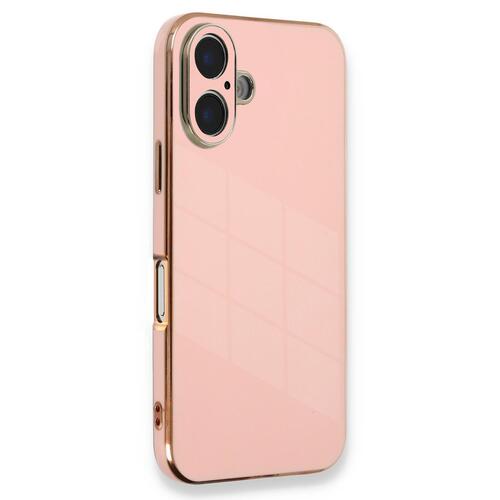Microsonic Apple iPhone 17 Kılıf Olive Plated Pembe