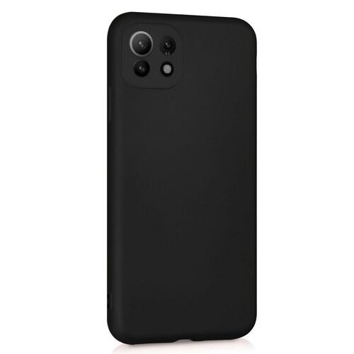 Microsonic Matte Silicone Xiaomi Mi 11 Lite Kılıf Siyah