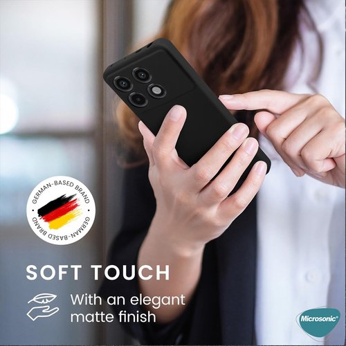 Microsonic Matte Silicone Reeder S71 Kılıf Siyah