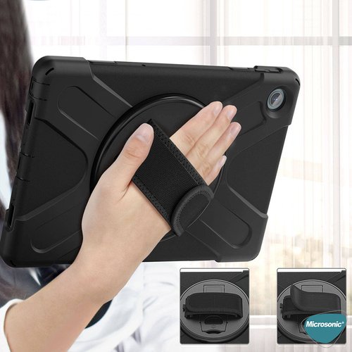 Microsonic Lenovo Tab M11 Kılıf Heavy Defender Siyah