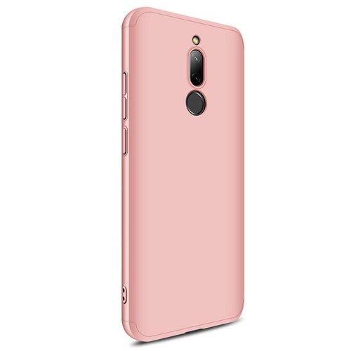 Microsonic Xiaomi Redmi 8 Kılıf Double Dip 360 Protective Rose Gold