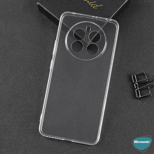Microsonic Realme 12 Plus Kılıf Transparent Soft Şeffaf
