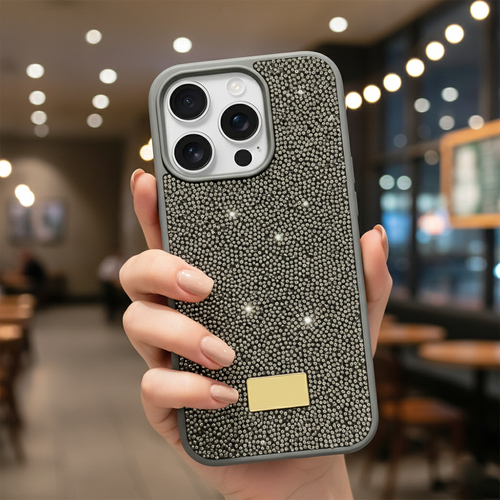 Microsonic Apple iPhone 16 Pro Kılıf Cosmic Shine Koyu Gri