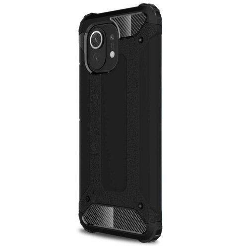 Microsonic Xiaomi Mi 11 Kılıf Rugged Armor Siyah