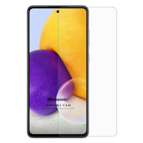 Microsonic Samsung Galaxy A73 5G Tempered Glass Cam Ekran Koruyucu