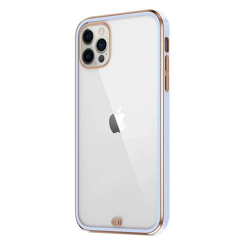 Microsonic Apple iPhone 13 Pro Kılıf Laser Plated Soft Lila