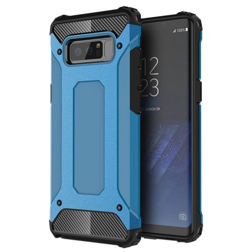 Microsonic Samsung Note 8 Kılıf Rugged Armor Mavi