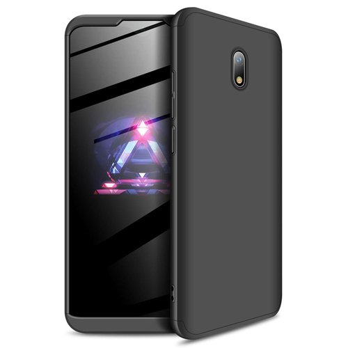 Microsonic Xiaomi Redmi 8A Kılıf Double Dip 360 Protective Siyah