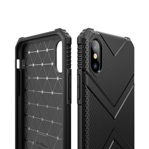 Microsonic Apple iPhone XS Max Kılıf Diamond Shield Lacivert