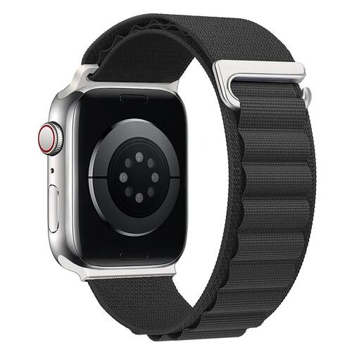 Microsonic Apple Watch SE 3 40mm Kordon Alps Spin Siyah