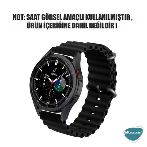 Microsonic Huawei Watch GT 6 46mm Kordon Ocean Band Siyah