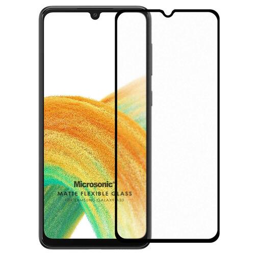 Microsonic Samsung Galaxy A33 5G Seramik Matte Flexible Ekran Koruyucu Siyah