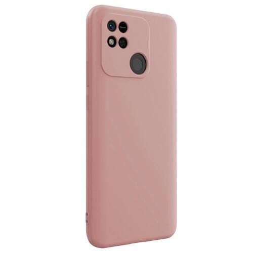 Microsonic Matte Silicone Xiaomi Redmi 10A Kılıf Rose Gold