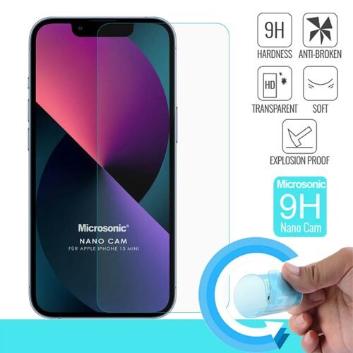 Microsonic Apple iPhone 13 Mini Nano Glass Cam Ekran Koruyucu