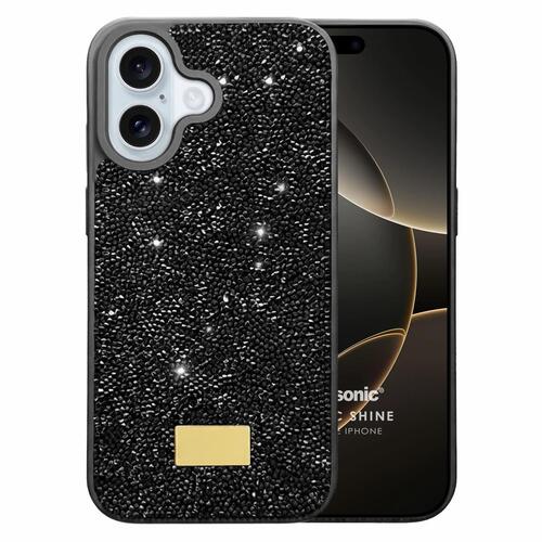 Microsonic Apple iPhone 16 Plus Kılıf Cosmic Shine Siyah