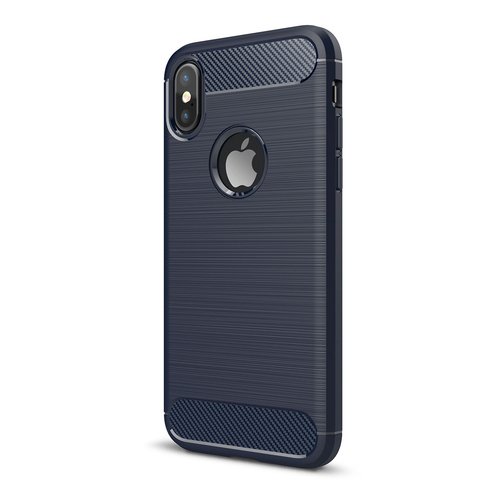 Microsonic Apple iPhone XS (5.8'') Kılıf Room Silikon Lacivert