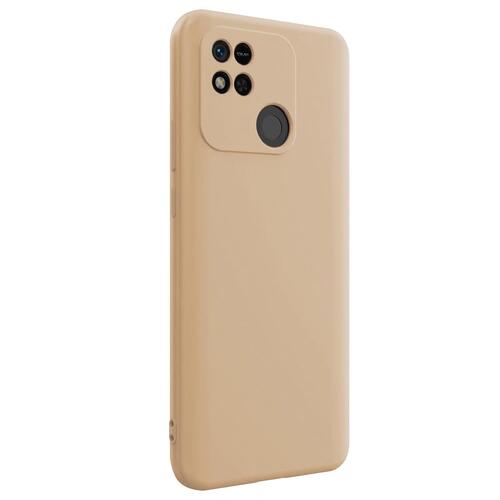 Microsonic Matte Silicone Xiaomi Redmi 10A Kılıf Gold