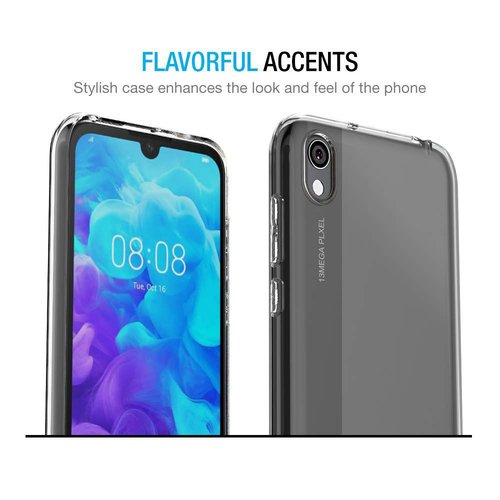 Microsonic Huawei Honor 8S Kılıf Transparent Soft Beyaz