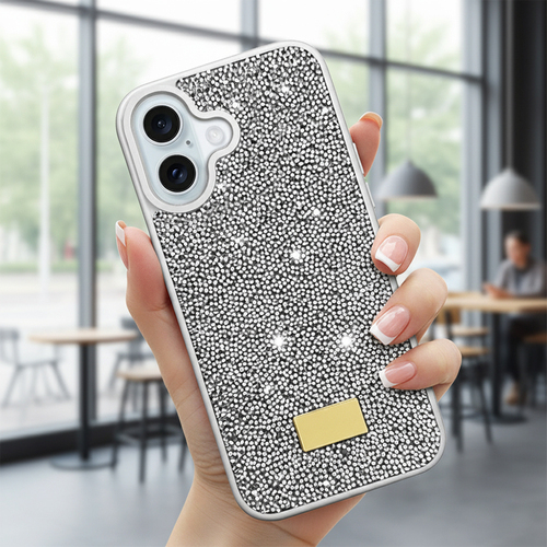 Microsonic Apple iPhone 16 Plus Kılıf Cosmic Shine Gümüş