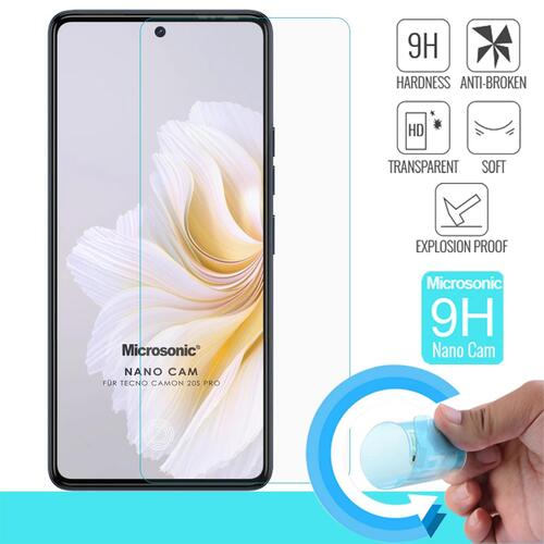 Microsonic TECNO Camon 20 Pro 5G Nano Glass Cam Ekran Koruyucu