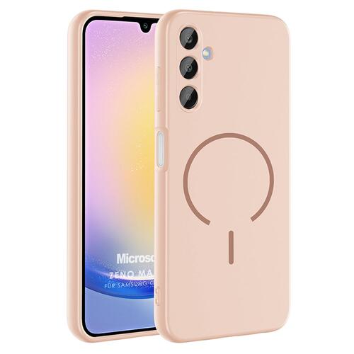 Microsonic Samsung Galaxy A15 Kılıf Zeno MagSafe Rose Gold