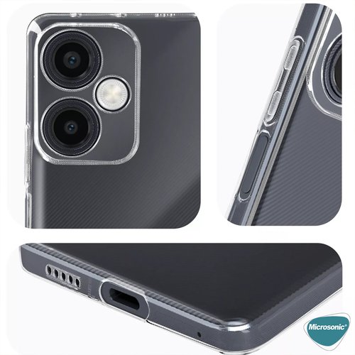 Microsonic Oppo A3 Kılıf Transparent Soft Şeffaf