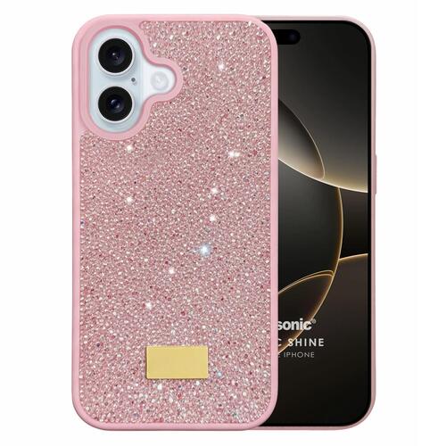 Microsonic Apple iPhone 16 Kılıf Cosmic Shine Pembe