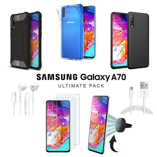 Microsonic Samsung Galaxy A70 Kılıf & Aksesuar Seti