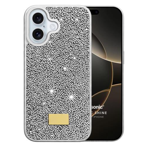 Microsonic Apple iPhone 16 Kılıf Cosmic Shine Gümüş