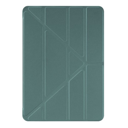 Microsonic Apple iPad Air 11 2024 Kılıf (A2902-A2903) Origami Pencil Koyu Yeşil