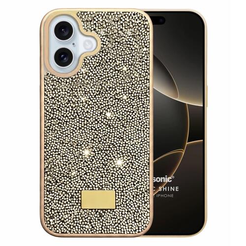 Microsonic Apple iPhone 16 Kılıf Cosmic Shine Gold