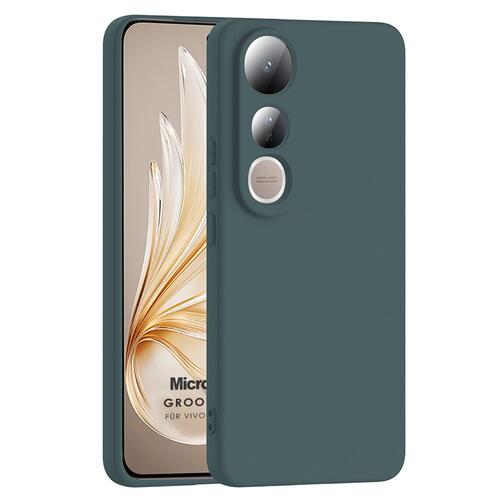 Microsonic Vivo V50 Lite 5G Kılıf Groovy Soft Koyu Yeşil